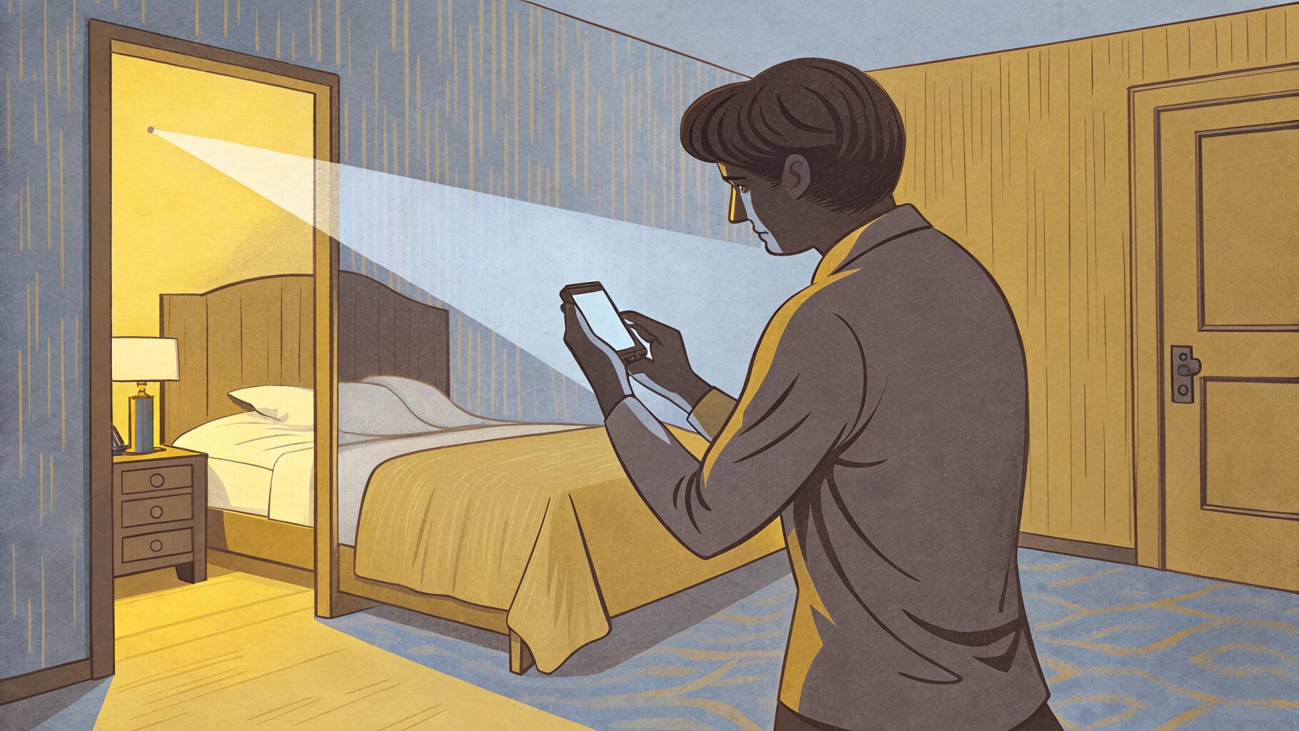 Comment détecter une caméra cachée dans les hôtels et les vestiaires ?