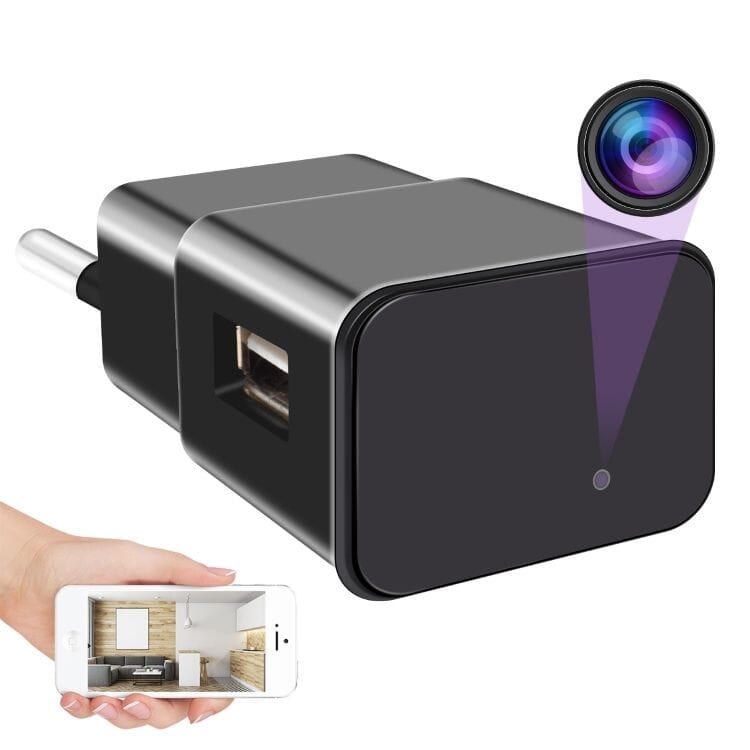 Covert WiFi Spy Camera Charger with 1080P HD Video
