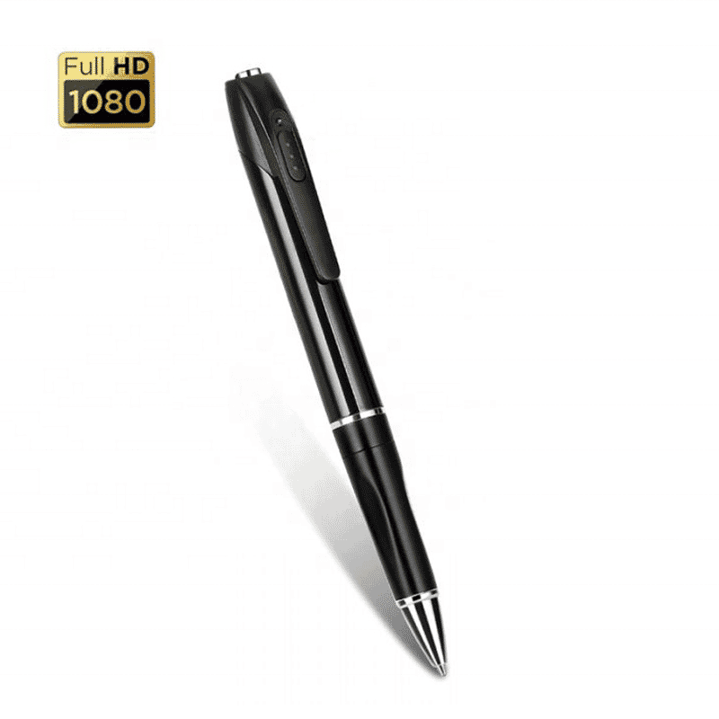 Small Ballpoint Pen Camera FULL HD 1080P With Built-in Microphone Security Camera for Home Office Video Pen Pinhole Camera