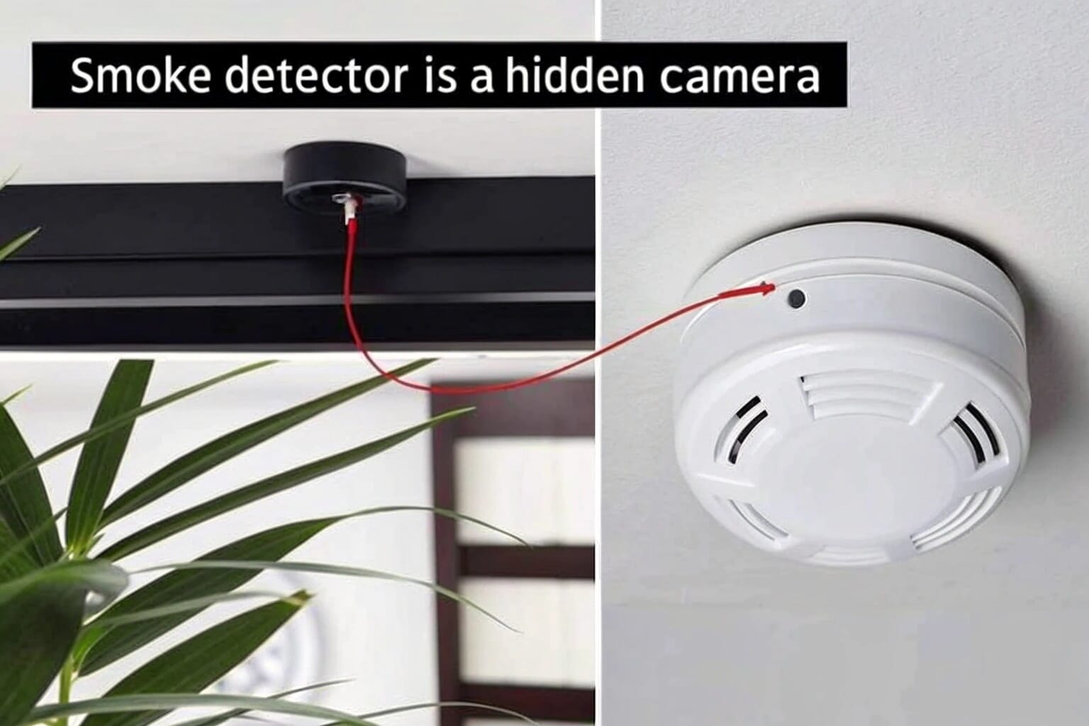 Comment savoir si un détecteur de fumée est en réalité une caméra cachée ?